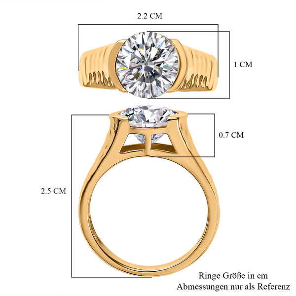 Moissanit Ring - 3,12 ct. image number 5