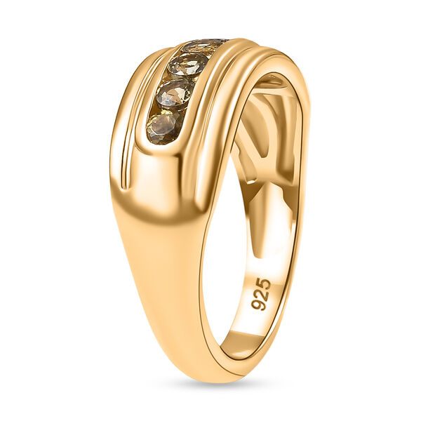 AA Nat&uuml;rlicher goldener Tansanit Ring - 0,57 ct. image number 5