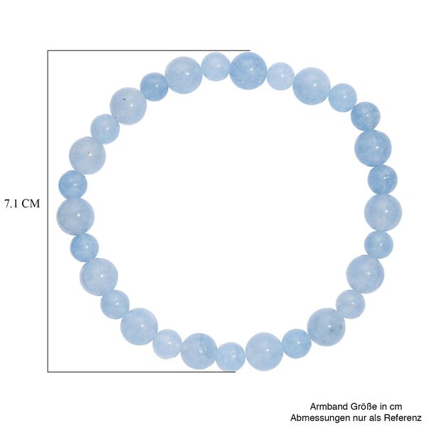 Aquamarin Armband, 19 cm - 80 ct. image number 4