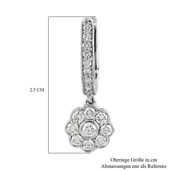 RHAPSODY florale Diamant-Ohrh&auml;nger image number 3