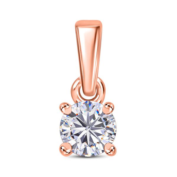 Moissanit Schmuckset, 925 Silber 750 Ros&eacute;gold Vermeil - 1,44 ct. image number 6