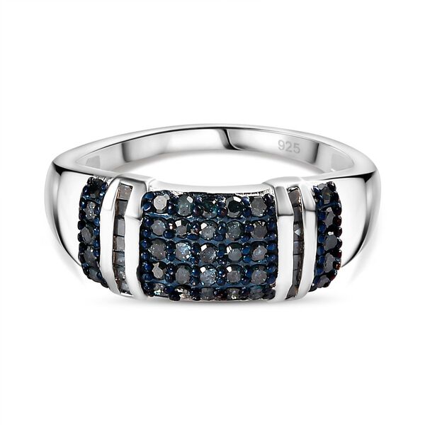 Blauer Diamant-Ring - 0,50 ct.