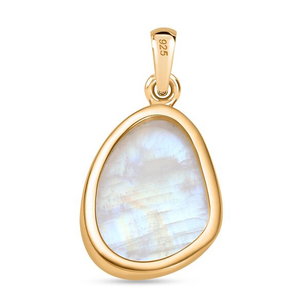 Regenbogen Mondstein Anhänger - 8,54 ct, image number 5