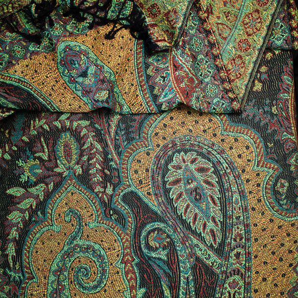 Paisley Schal in rot image number 4