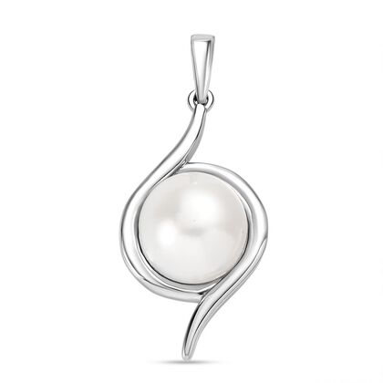 EVER TRUE Rosa S&uuml;&szlig;wasser Perle (9-10 mm) Anh&auml;nger 316L Edelstahl