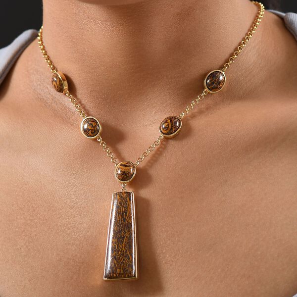 EverTrue Skript Stein 45cm Halskette - 58,79 ct. image number 3