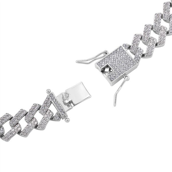 Weißer Kristall Halskette ca. 50 cm Standard image number 5