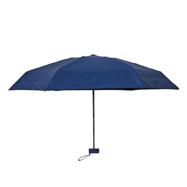 Sturmfester Pocketschirm mit Etui und UV-Schutz, Marineblau image number 2