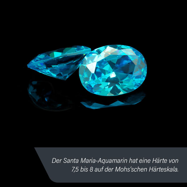 Santamaria Aquamarin Collier, ca. 45 cm, ca. 4,64 ct image number 4
