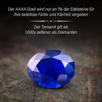 RHAPDOSY AAAA Tansanit, Kolumbianischer Smaragd und VS Diamant-Ring in 950 Platin - 3,29 ct.
