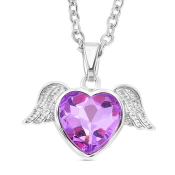 Lila Kristall Schmuckset Eisen, Legierung, Legierung Std Gelb