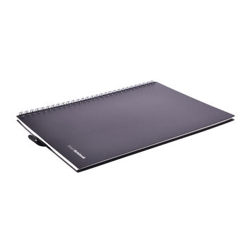 Smart - wiederverwendbares Notizbuch, Stift Radiergummi inkl., Schwarz