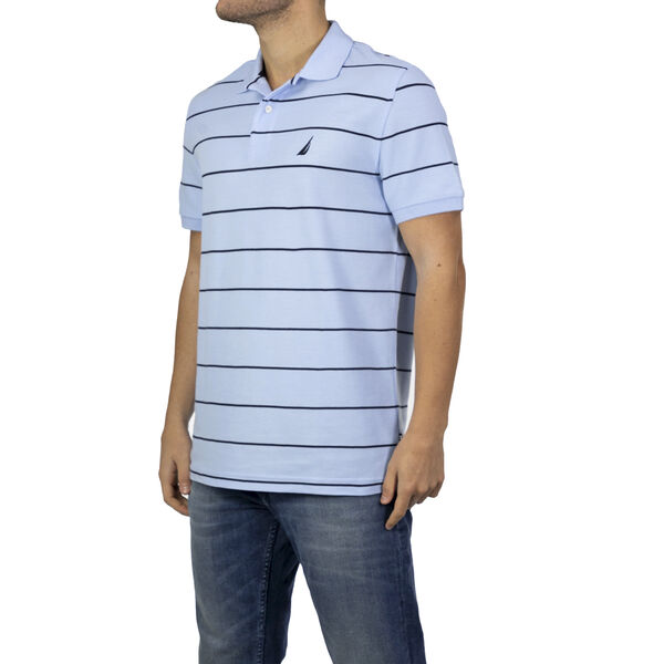 NAUTICA: Poloshirt mit aufgesticktem Logo, Hellblau image number 1