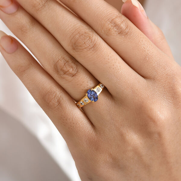 D'Joy Tansanit und Zirkon Ring - 1,17 ct. image number 3