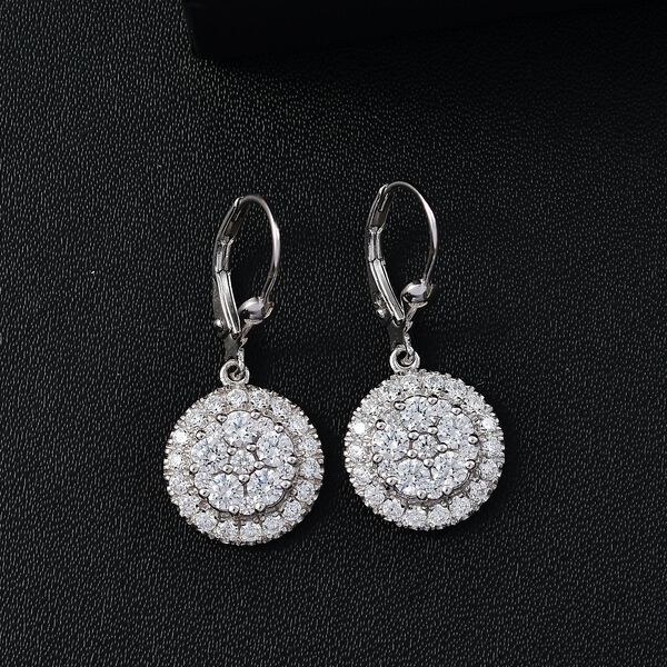 J Francis gefertigt mit SWAROVSKI- Swarovski Zirkonia Ohrringe image number 2