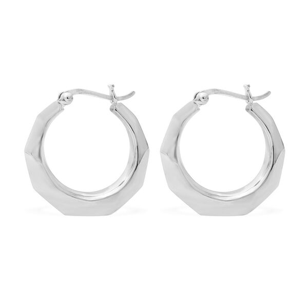 Creolen, 925 Silber rhodiniert image number 2