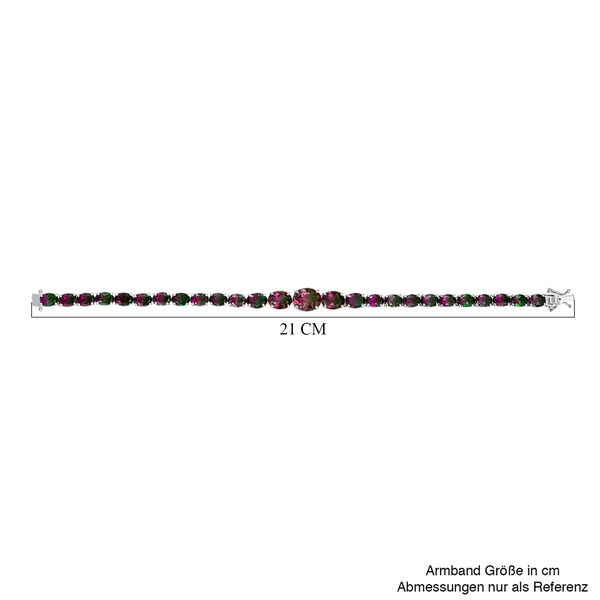 Wassermelonen Triplett Quarz 20cm Armband - 30,27 ct. image number 5