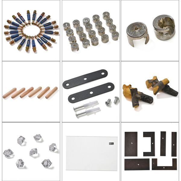 Elektrischer Kamin mit Fernbedienung und Einstellbarer Flammen- und Temperaturregulierung image number 8