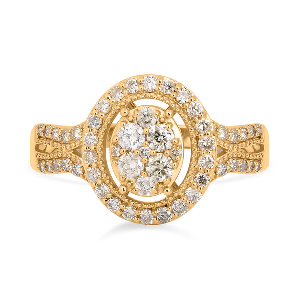 New York Kollektion - Natürlicher gelber Diamant VS-SI Ring, 585 Gold (Größe 18.00) ca. 1.00 ct image number 0