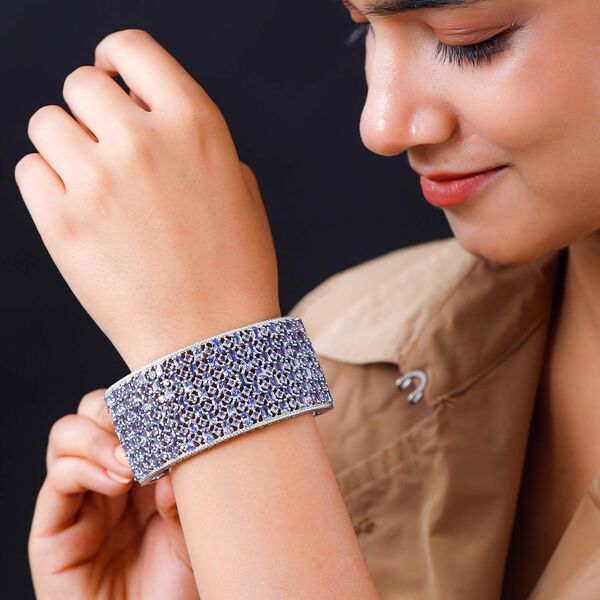 Designer Tansanit 19cm Armreif - 24,57 ct. image number 8