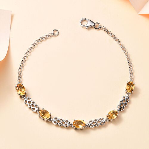 Citrin Armband,19 cm - 3,49 ct. image number 1