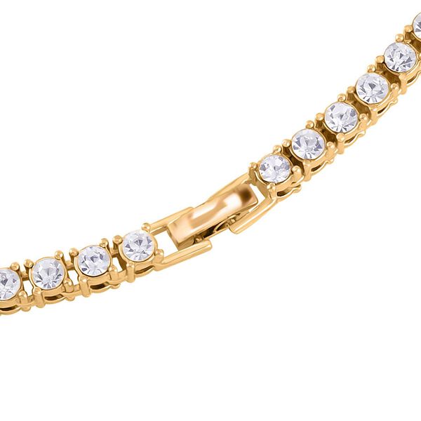 Kristall-Schmuckset in Goldton image number 5