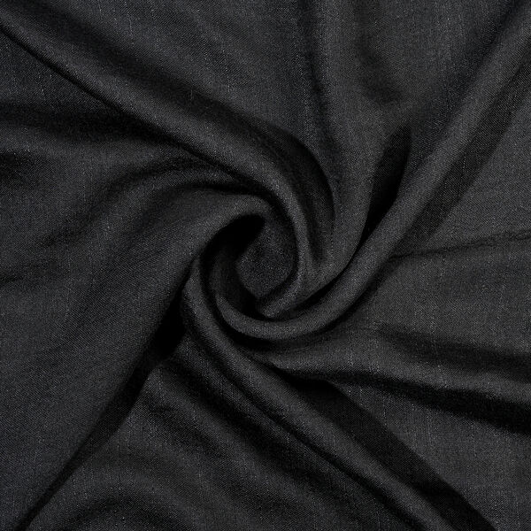 LA MAREY Stola Leinen Seide, 70 x 200 cm, Schwarz image number 6