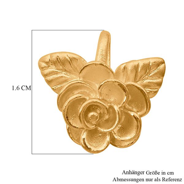 Rosen-Anh&auml;nger in 999 Gold image number 5