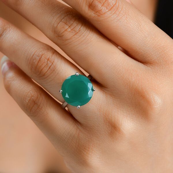 Verde Onyx Ring - 7,74 ct. image number 2
