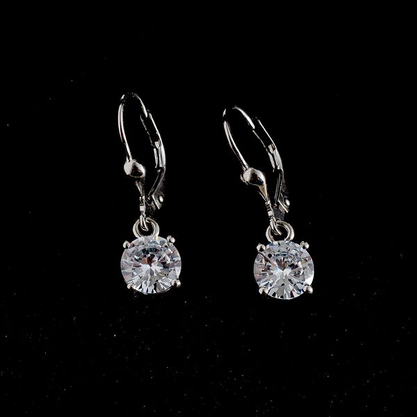 Weiße Zirkonia-Ohrringe - 4,17 ct. image number 3