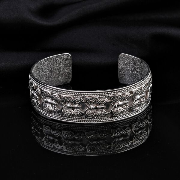 Royal Bali Kollektion- Armreif mit Schmetterlingsdesign 19 cm image number 1