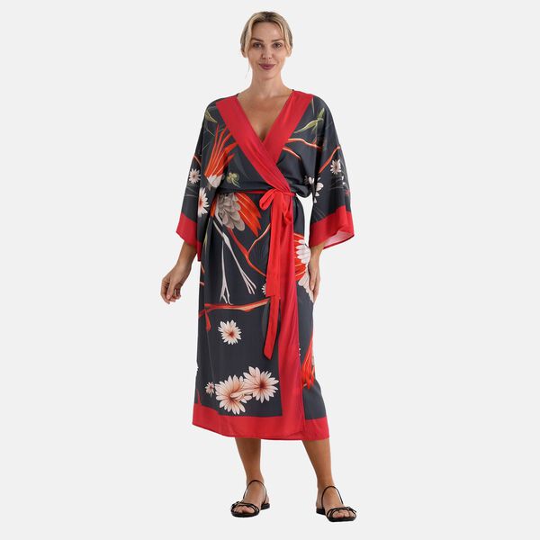   La Marey placement  print Brid  kimono