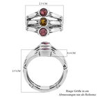 Royal Bali Kollektion - Mehrfach-Turmalin Ring, 925 Silber  ca. 1,50 ct image number 5