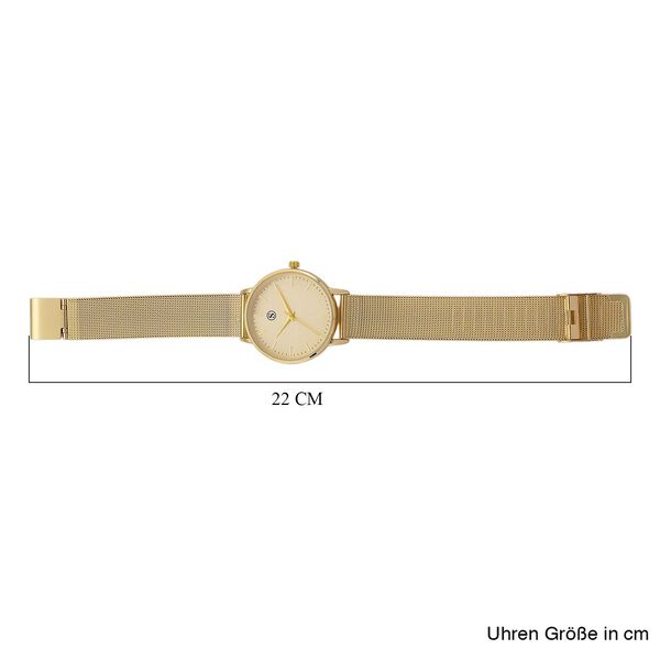 STRADA - 316L Edelstahl Gelb Uhren 21.5 cm image number 7