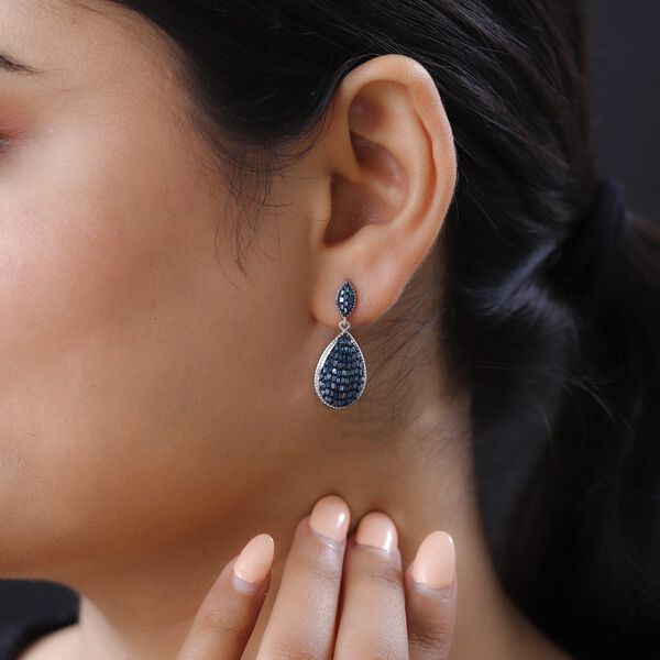 Blaue Diamant-Ohrringe - 1 ct. image number 3