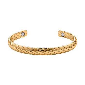 Armreif mit Magneten, goldfarben, ca. 18.5 cm