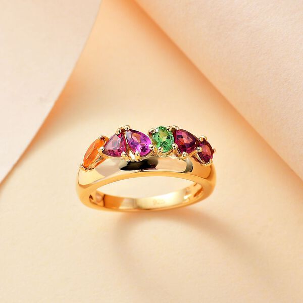 Multi-Garnet-Ring - 1,43 ct. image number 2