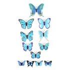 Set mit 48 bunten 3D-Magnet-Schmetterlingen und 48 doppelseitigen Klebebändern image number 4