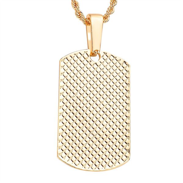 Weißer Kristall-Anhänger mit Kette in Goldton - 8 ct. image number 5