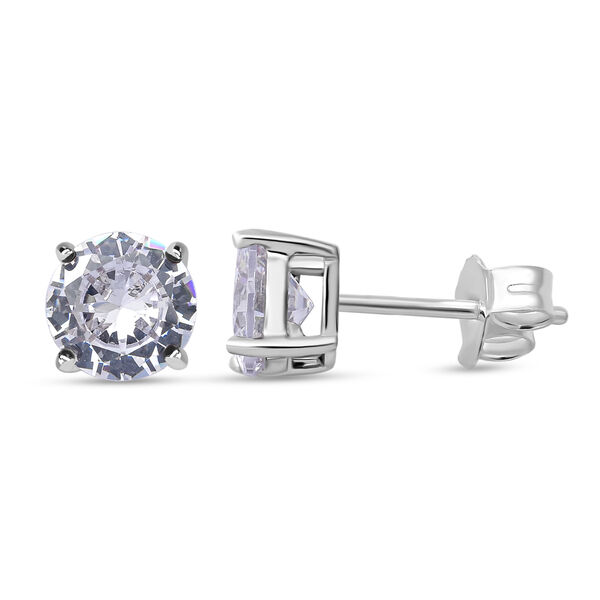 Lustro Stella - Weiße Zirkonia Ohrringe, 925 Silber rhodiniert ca. 0,71 ct image number 3