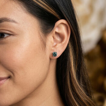 D'Joy Paraiba Moissanit Ohrringe - 0,91 ct.