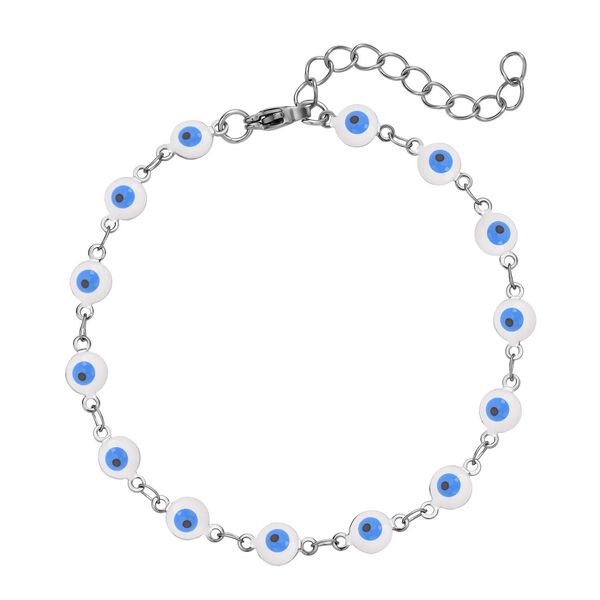 Böses Auge Nazar Armband, emailliert, 19 cm image number 0