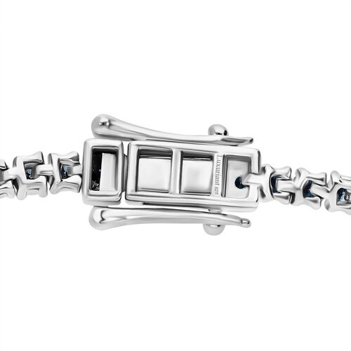 LUXURIANT DIAMOND - Lab Grown Blauer Diamant SI-GH SGL zertifiziert Armband ca. 19 cm 925 Silber rhodiniert ca. 1.00 ct image number 2