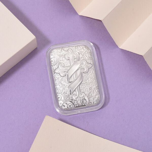 999 Platin Barren, Kreuz image number 2