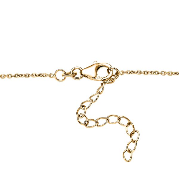 Kreuz Anh&auml;nger mit Kette, Reiner Edelstahlca. 50 cm, Goldfarben image number 4