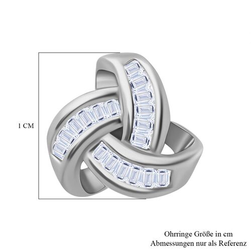 LUXURIANT DIAMOND - Lab Grown Diamant SI-GH SGL zertifiziert Ohrringe 925 Silber rhodiniert ca. 0,25 ct. image number 5
