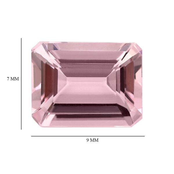 AAAA Rosa-Morganit, Facettiert, Oktagon-Schliff, ca. 9x7 mm, ca. 1.91 ct image number 3