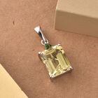 Ouro Verde Quarz und Chromdiopsid Anhänger in Silber, 4,79 ct. image number 2