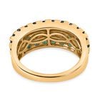 AA Grandidierit Ring, 925 Silber Gelbgold Vermeil (Größe 17.00) ca. 2.22 ct image number 5