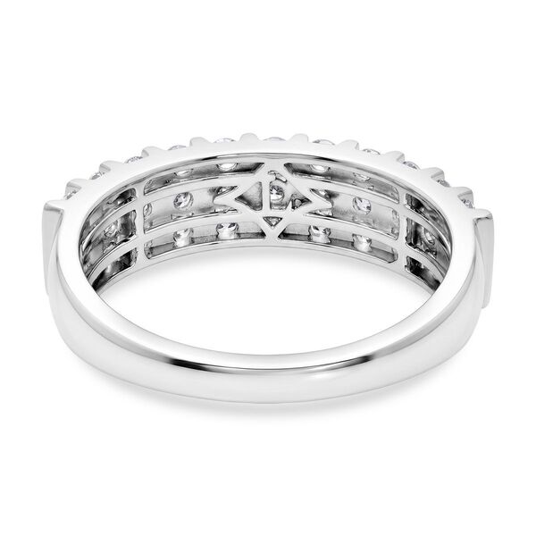 LUXURIANT DIAMOND - Lab Grown Diamant SI-GH Ring 925 Silber Rhodiniert (Gr&ouml;&szlig;e 17.00) ca. 1,12 ct image number 6